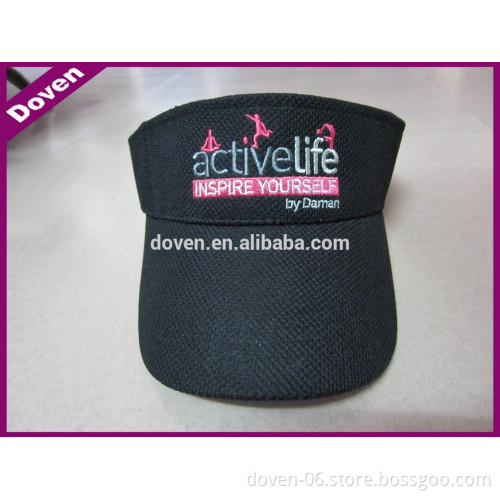Custom printed design golf visor cap